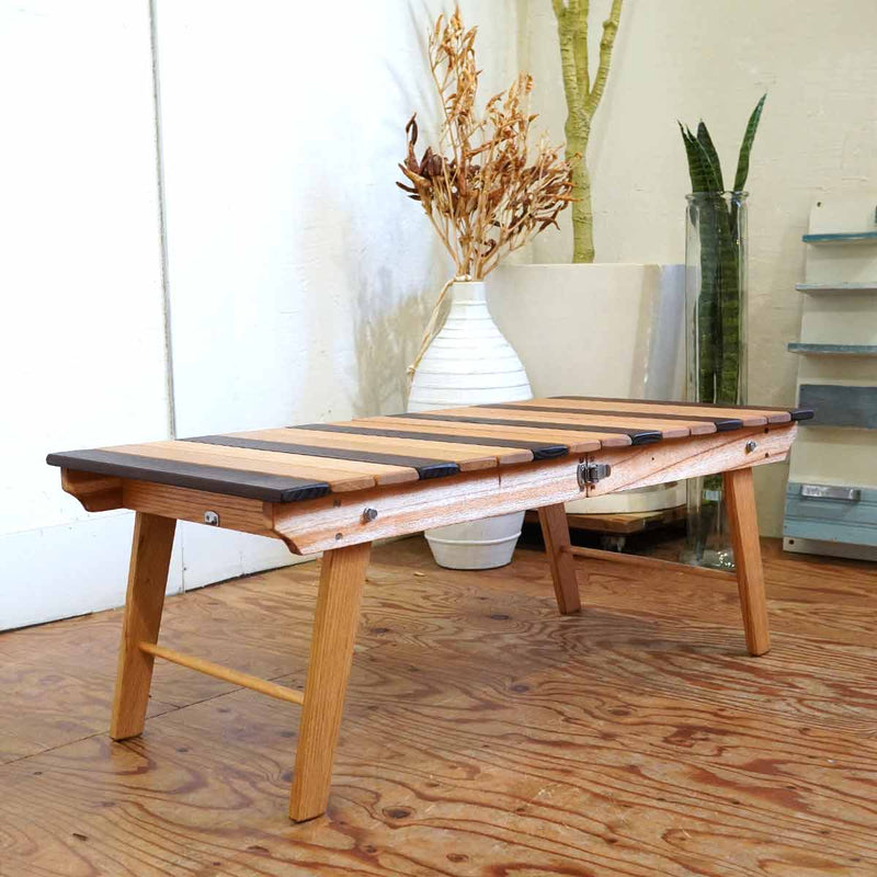 リバイブモブラープロジェクト アウトドアテーブル M 折りたたみテーブル 地球環境にいちばん優しい家具