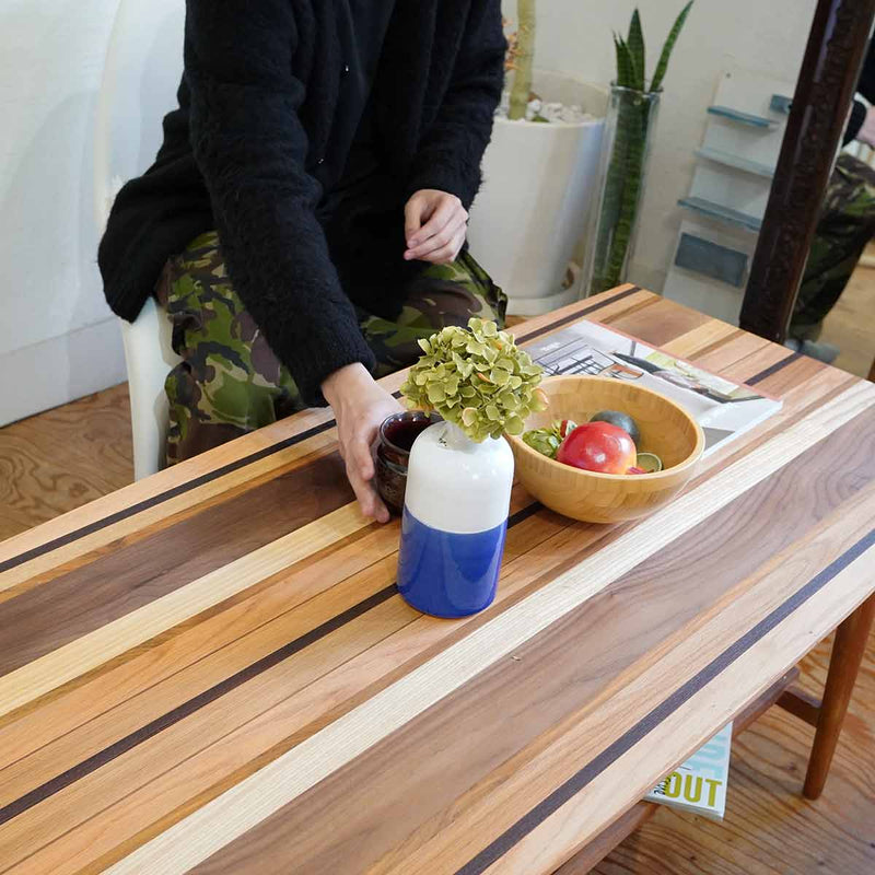 リバイブモブラープロジェクト ソリッドセンターテーブル リメイク 再生家具 地球環境にいちばん優しい家具