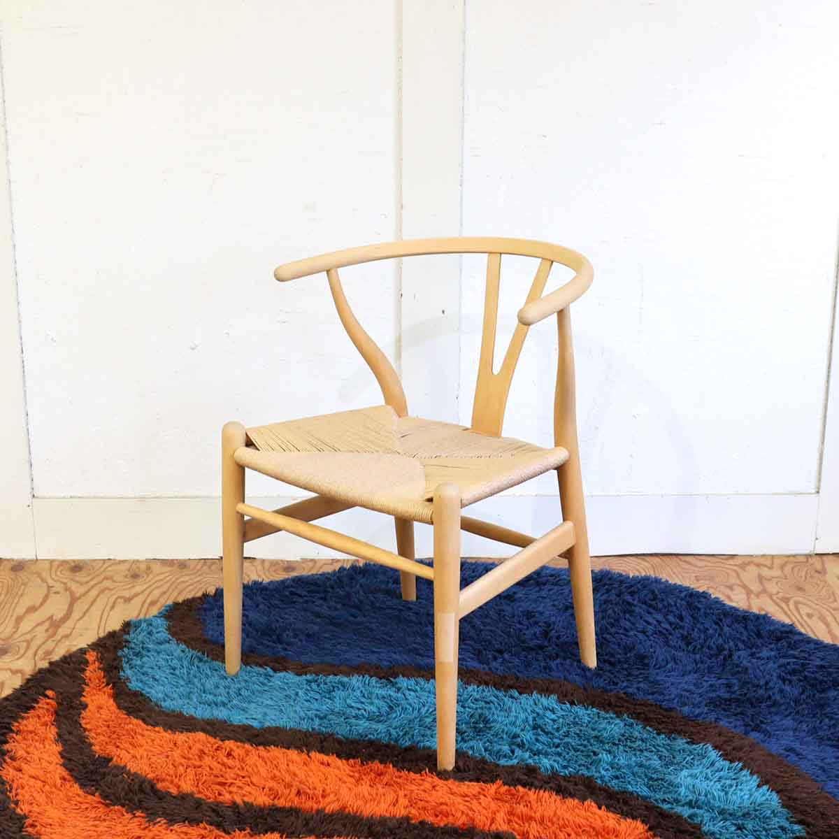 カール・ハンセン＆サン / Carl Hansen & Søn Yチェア CH24 ハンスJ.ウェグナー ビーチ ナチュラルペーパーコード 中古