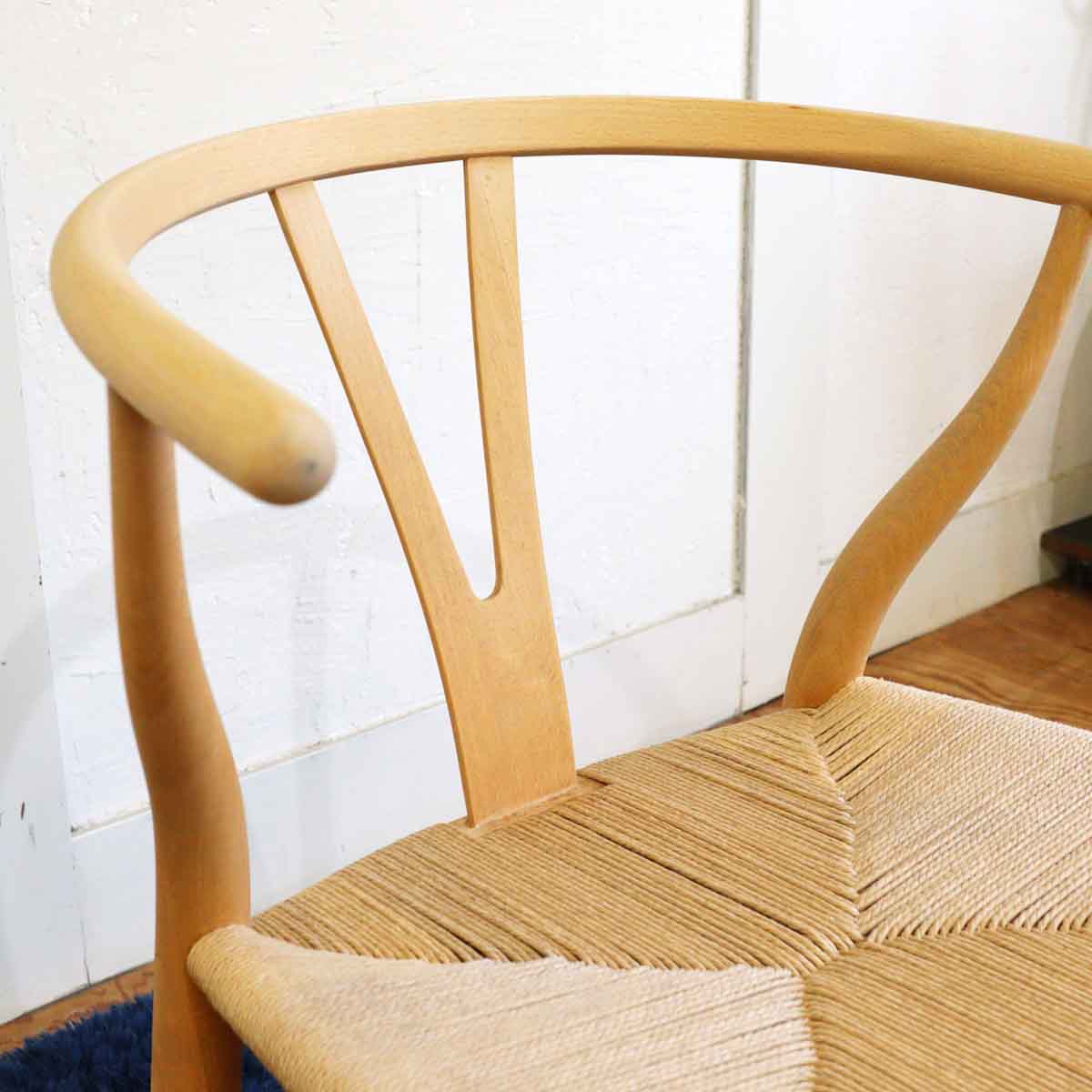 カール・ハンセン＆サン / Carl Hansen & Søn Yチェア CH24 ハンスJ.ウェグナー ビーチ ナチュラルペーパーコード 中古