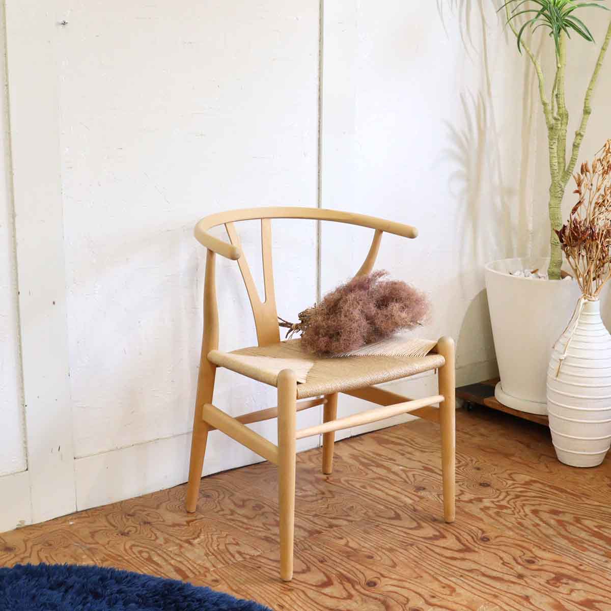 カール・ハンセン＆サン / Carl Hansen & Søn Yチェア CH24 ハンスJ.ウェグナー ビーチ ナチュラルペーパーコード 中古