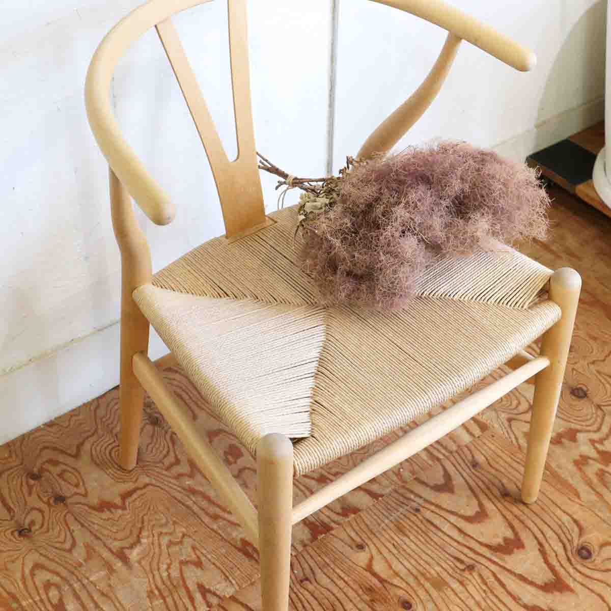 カール・ハンセン＆サン / Carl Hansen & Søn Yチェア CH24 ハンスJ.ウェグナー ビーチ ナチュラルペーパーコード 中古