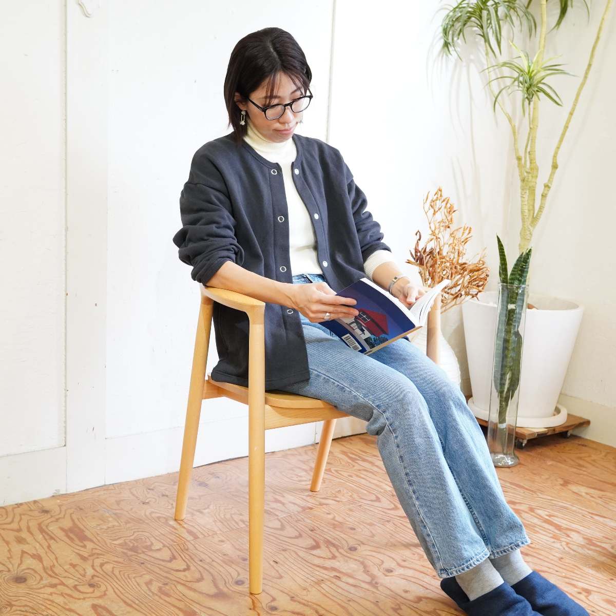 マルニ木工 / maruni HIROSHIMA ヒロシマ アームチェア【4】 深澤 直人 板座 展示品