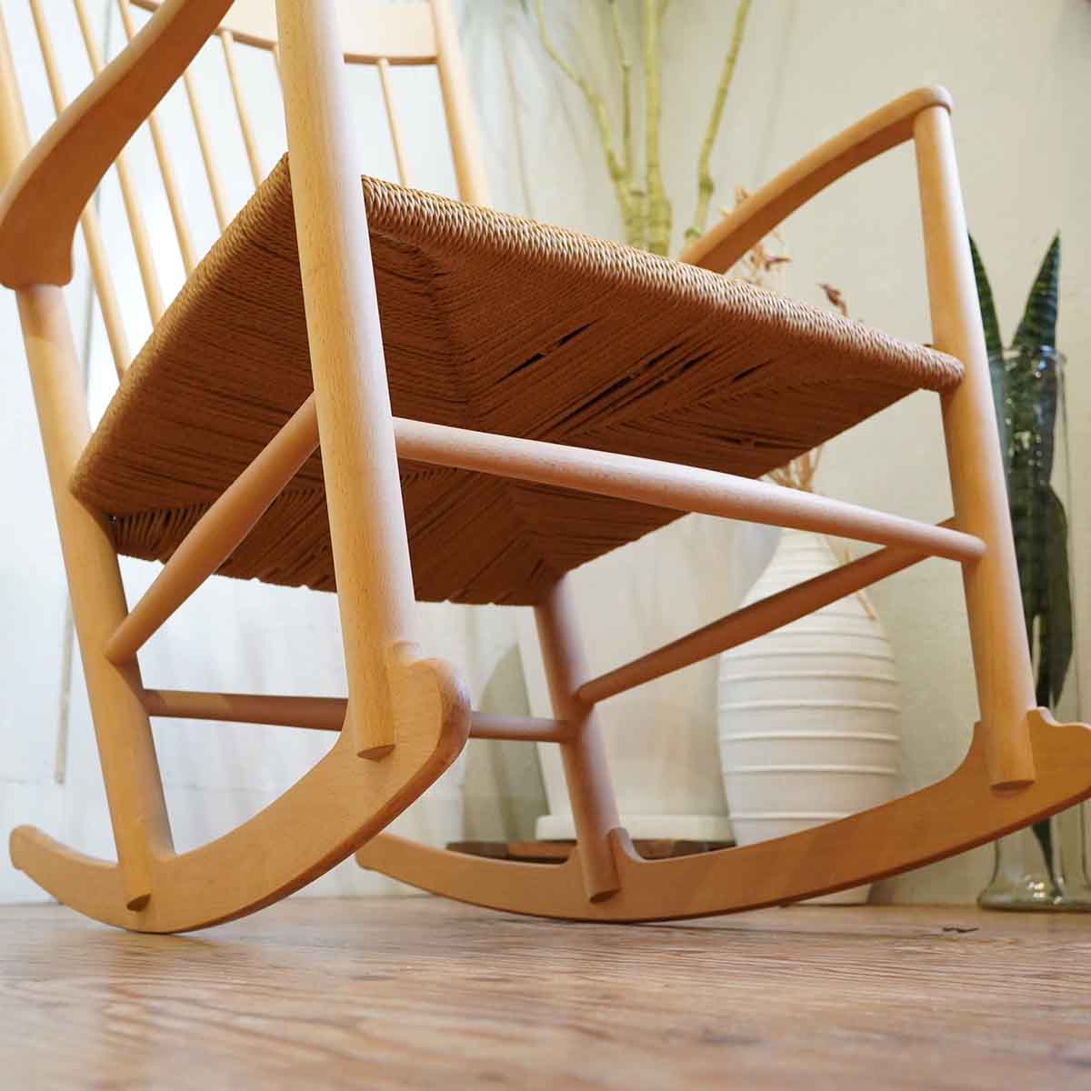 フレデリシア / FREDERICIA J16 ロッキングチェア ビーチ材 ハンス J. ウェグナー 中古
