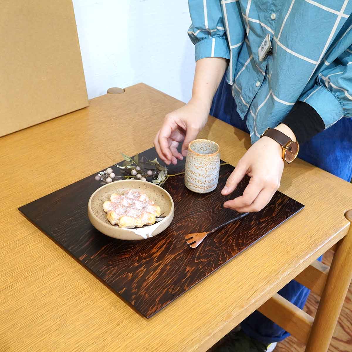 折敷 おしき 杉 漆 【3】 中古