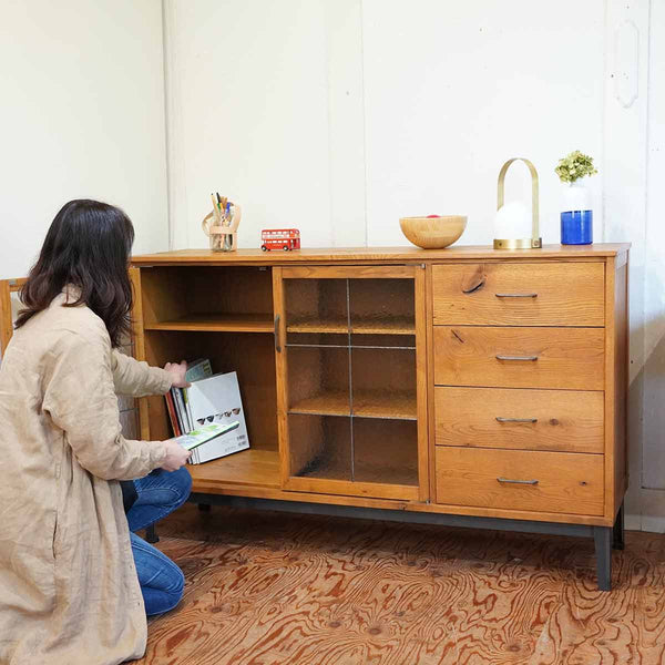 トラックファニチャー / TRUCK FURNITURE GATTO サイドボード キャビネット 無垢材 中古