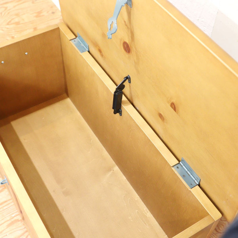 KOSUGA 家具プロバンス　木製ベンチ　収納出来ます