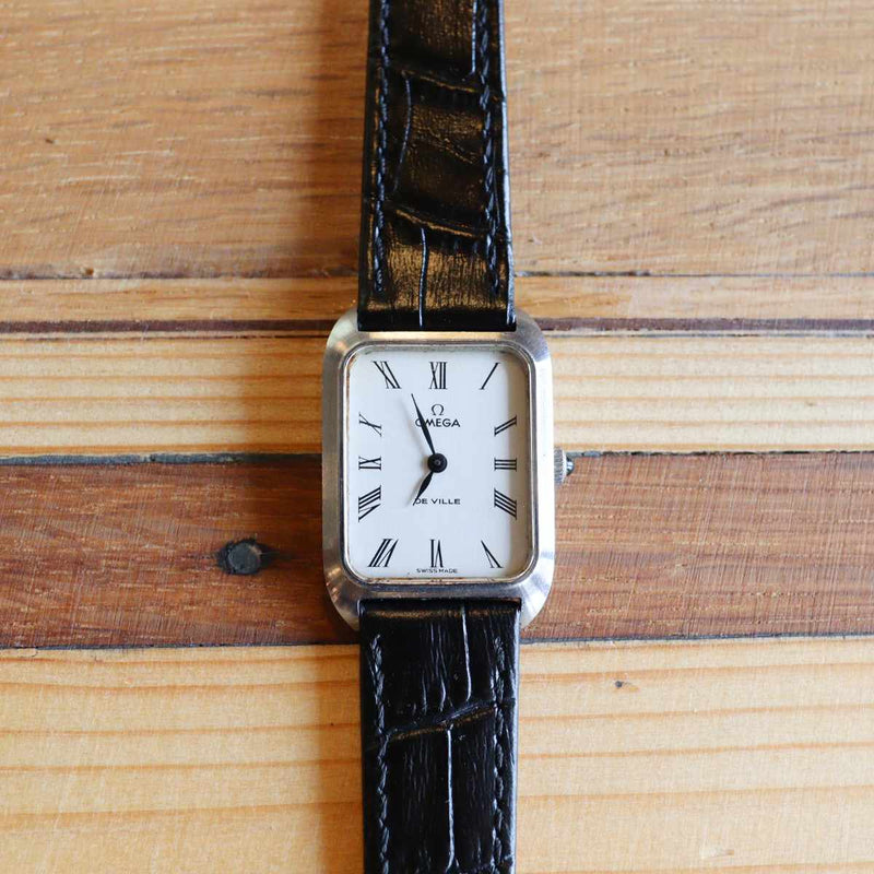 オメガ / OMEGA  レディース時計【42】デビル ホワイトローマン アンティーク腕時計 中古
