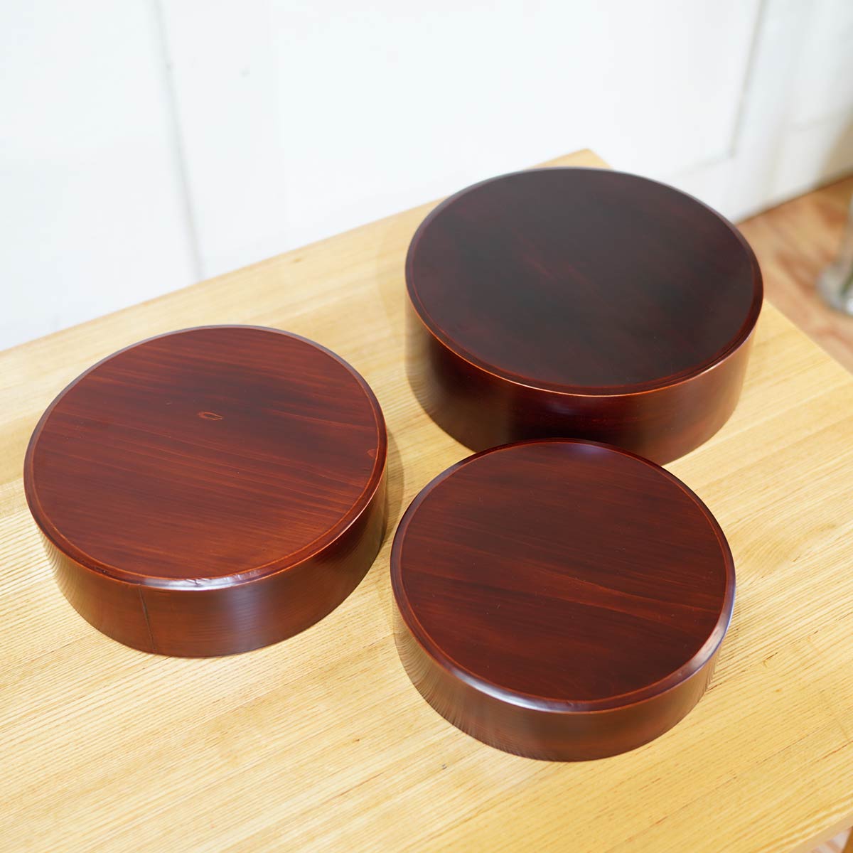 入れ子重 丸 赤木明登 漆 伝統 漆器 未使用 中古