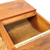 ソーイングボックス ワゴン 裁縫箱  サイドテーブル チーク キャスター付き スウェーデン製 北欧 ヴィンテージ