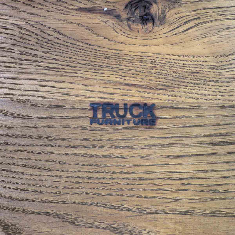 トラックファニチャー / TRUCK FURNITURE オーク ガラストップ ローテーブル 中古