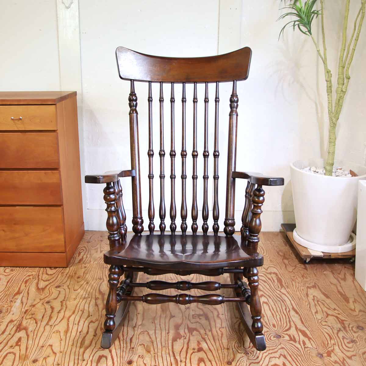 松本民芸家具 ロッキングチェア 304F型 中古<i>動画</i>