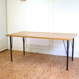 リバイブモブラープロジェクト オーク無垢材ダイニングテーブル リメイク 地球環境にいちばん優しい家具