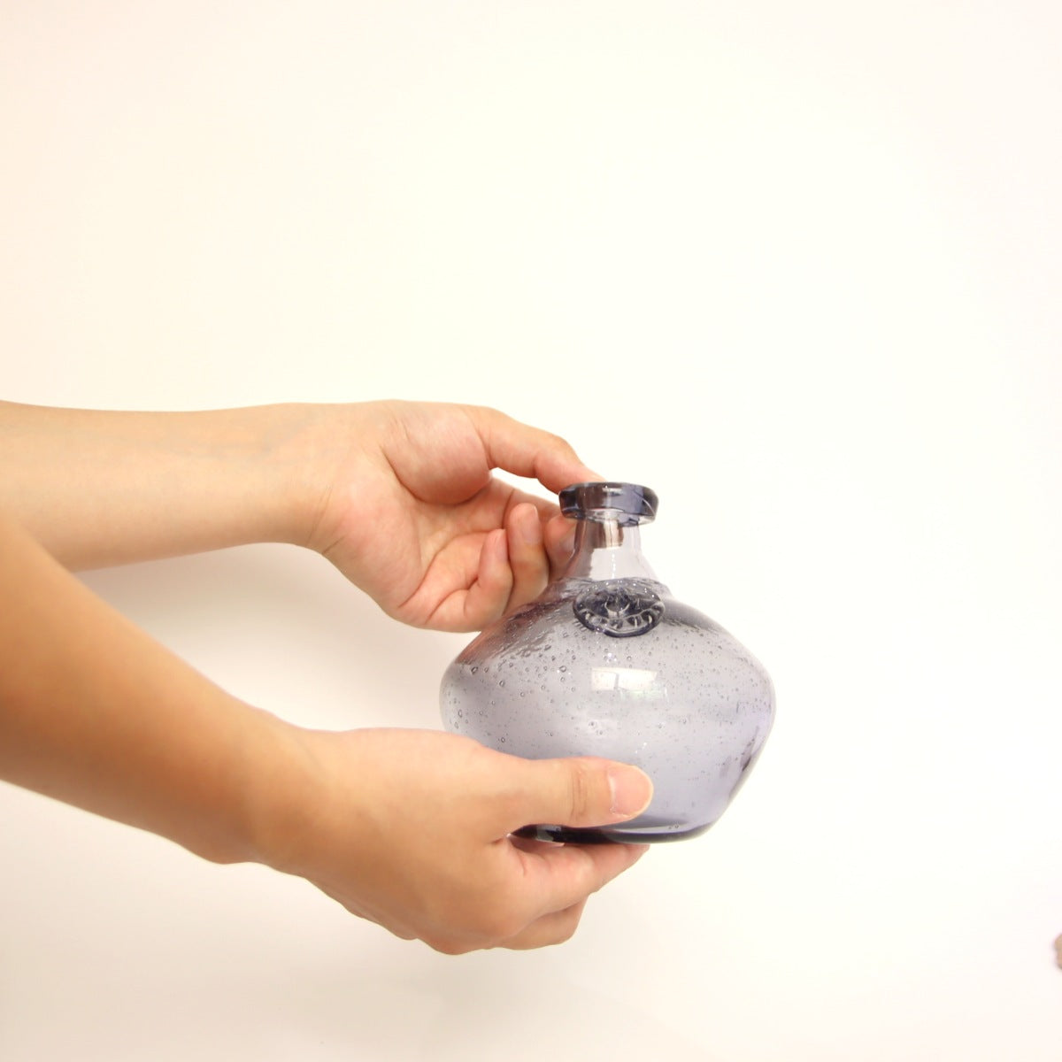 ボダ / BODA フラワーベース ホグラン パープルグレー 紫  花器 北欧スウェーデン ヴィンテージ