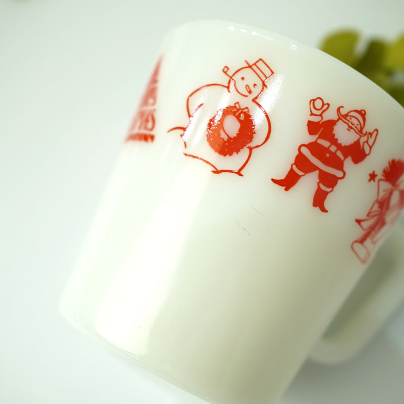 コーニング / Corning パイレックス / PYREX メリークリスマスマグカップ ヴィンテージ