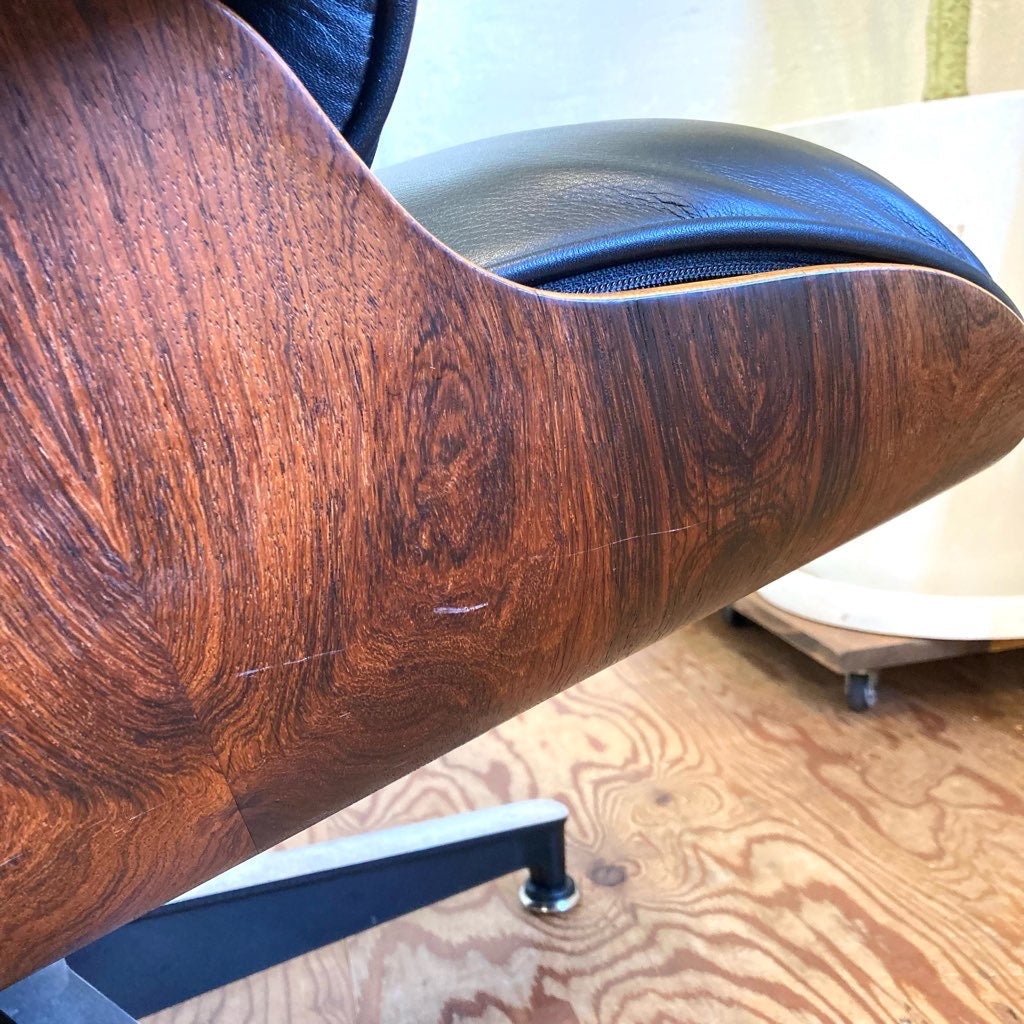 イームズ ラウンジチェア&オットマン Herman Miller ハーマンミラー チャールズ＆レイ・イームズ 80年代 中古