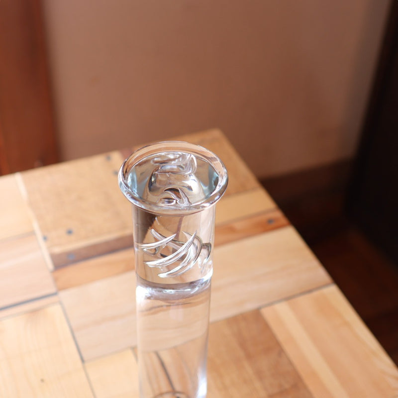 ホルムガード / Holmegaard クリア フラワーベース 花器 花瓶　北欧 中古