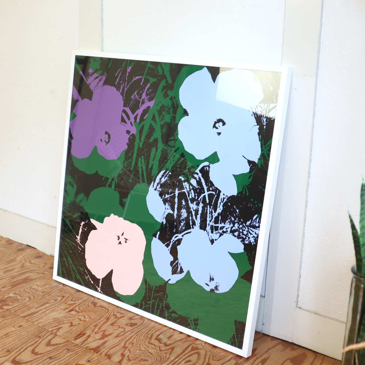 版画 サンデーBモーニング 「Flower11.64」アンディ・ウォーホル シルクスクリーン 保証書あり 中古