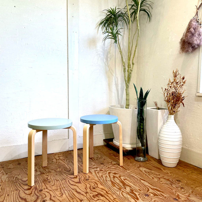 アルテック / Artek スツール60 グリーン ラッカー アルヴァ・アアルト 中古