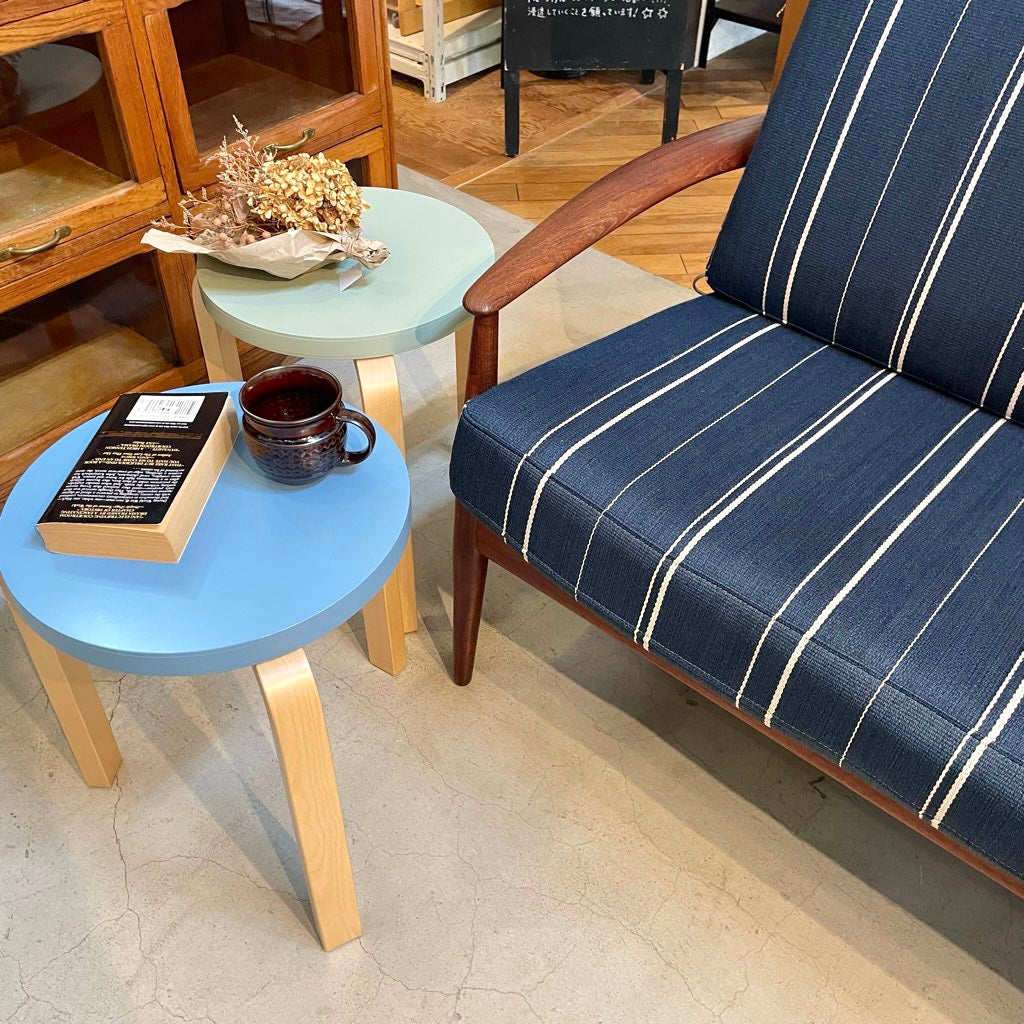アルテック / Artek スツール60 グリーン ラッカー アルヴァ・アアルト 中古