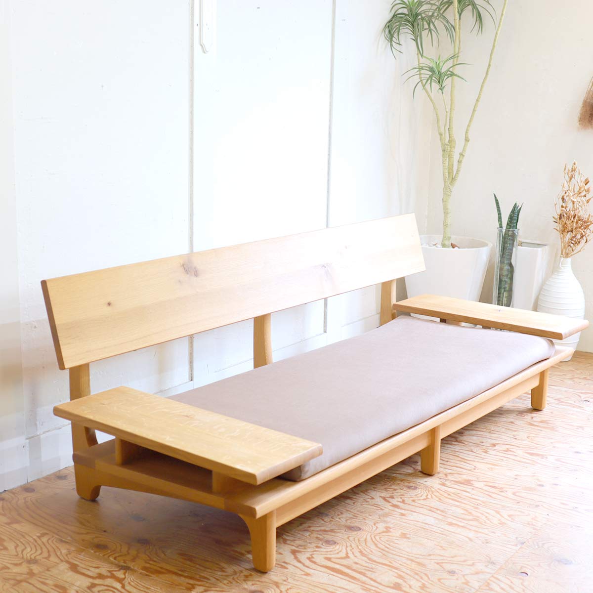 飛騨産業 / HIDA キツツキ 森のことば 3Pソファ ローソファ
