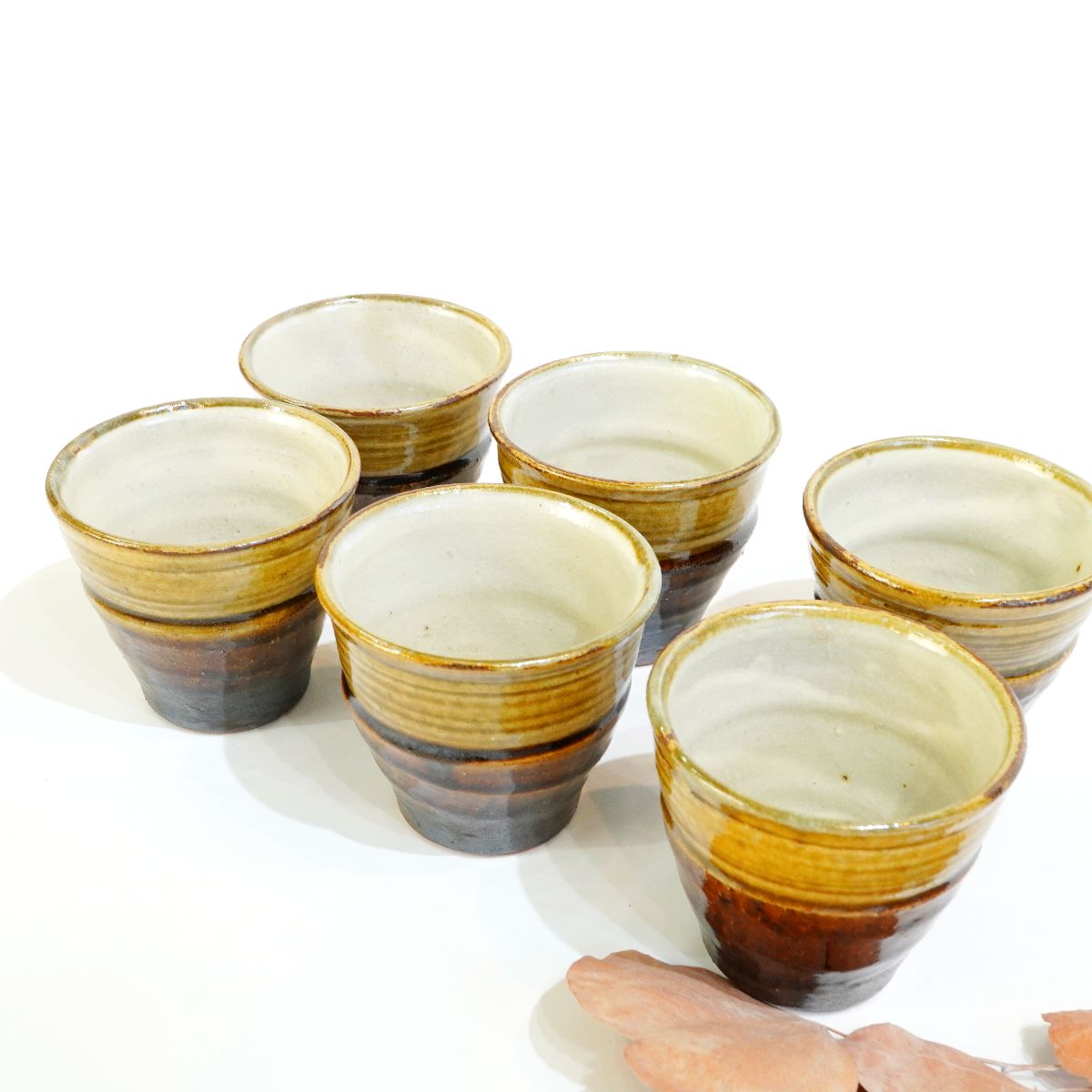 柴田雅章 湯呑み茶わん 6個set 丹波焼 未使用