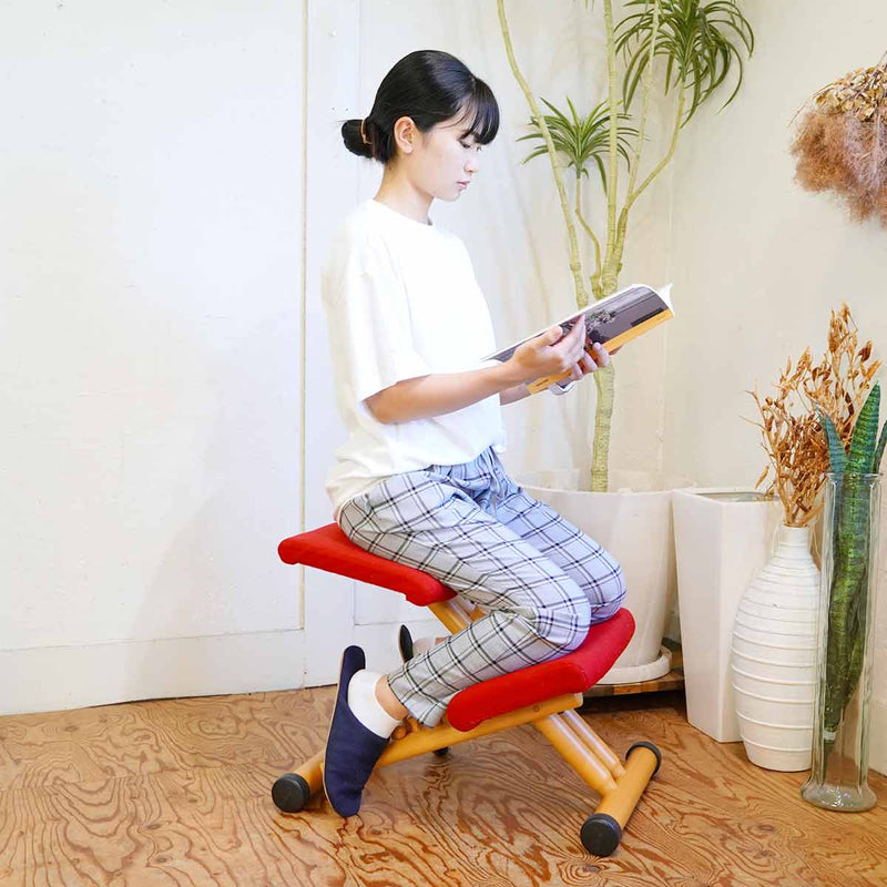 どうぐやの家具STOKKE マルチバランス ヴァリエール varier バランスチェア レッド