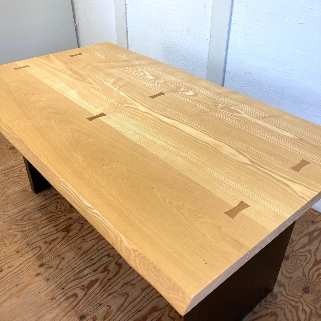 柏木工 無垢材 ダイニングテーブル 150㎝ 飛騨 展示品