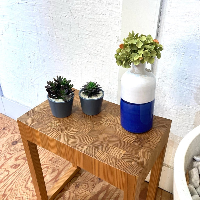 SUGI LIFE 智頭杉の匠 寄木 スツール 展示品