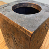 軽井沢彫り ダストボックス ゴミ箱 工芸品 中古　