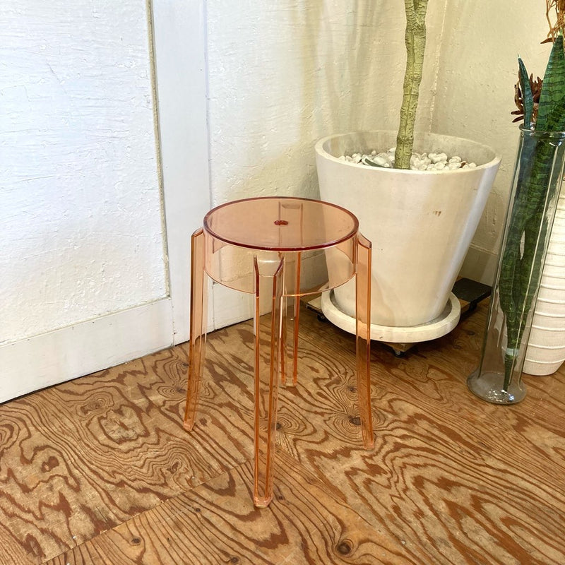 カルテル / Kartell チャールズゴースト ロー スツール チェア フィリップ・スタルク  廃盤色 中古