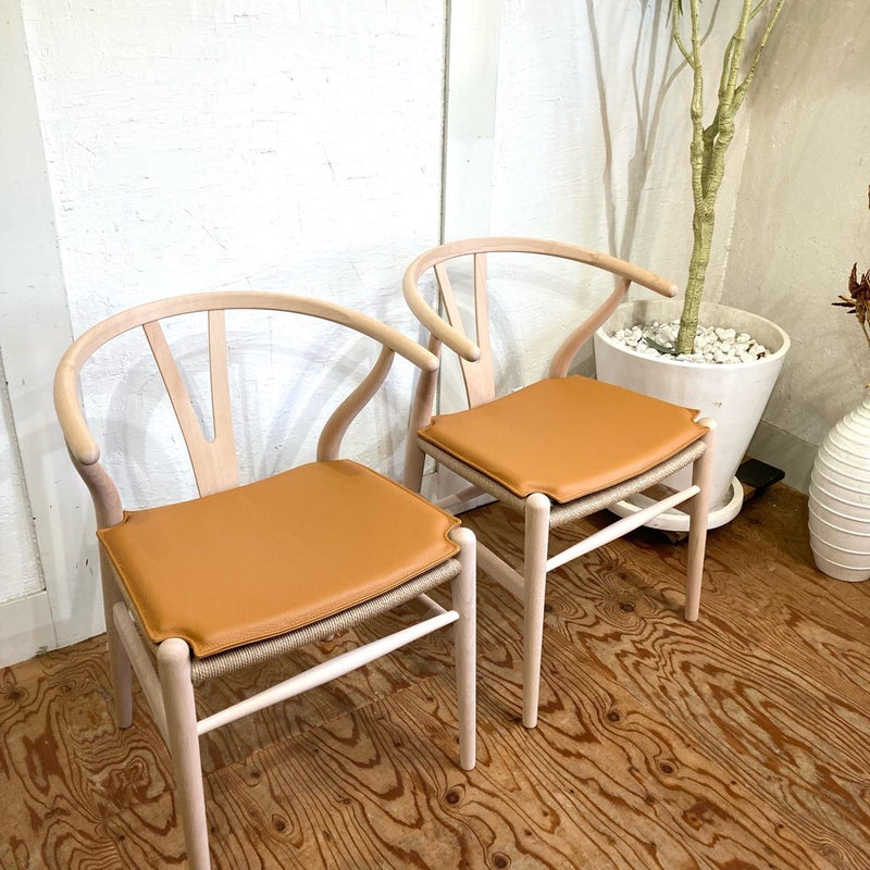 カールハンセン＆サン /  Carl Hansen & Søn CU CH24 Yチェア用 レザークッション ゴールデンブラウン 中古