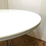 Tendo / 天童木工 ラウンドテーブル コーヒーテーブル ホワイト 中古