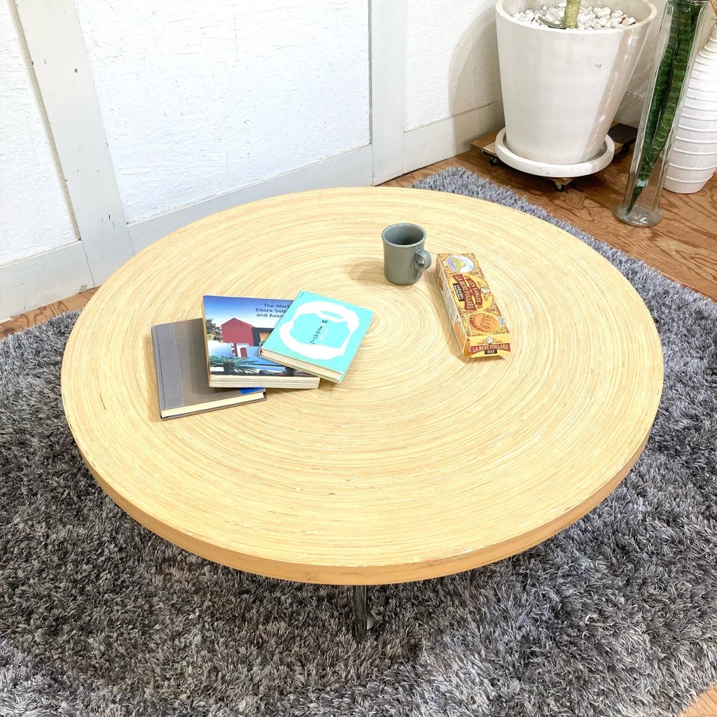 広松木工 EXサークルテーブル バンブー ちゃぶ台 展示品 中古 竹 広松木工 EXサークルテーブル バンブー ちゃぶ台 展示品 中古 竹