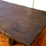 古材のローボード ローテーブル 置き床 花台 極低 古道具 中古