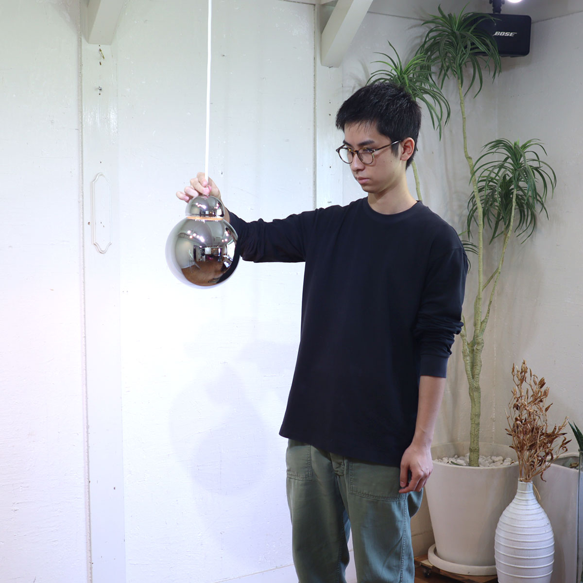 アルテック / artek ペンダントライト A338 ビルベリー アルヴァ・アアルト クローム 北欧 展示品