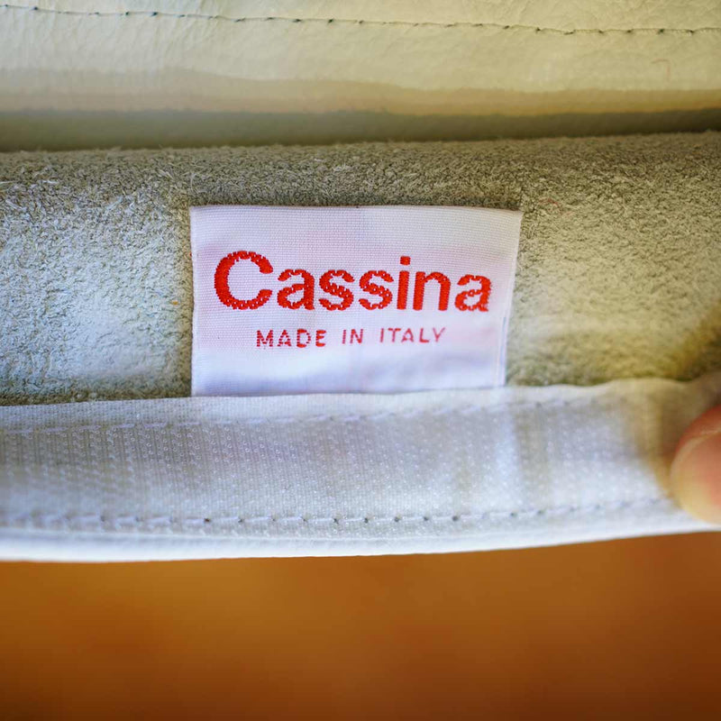 カッシーナ / Cassina 367 HOLA オラ アームチェア 革 白 ホワイト