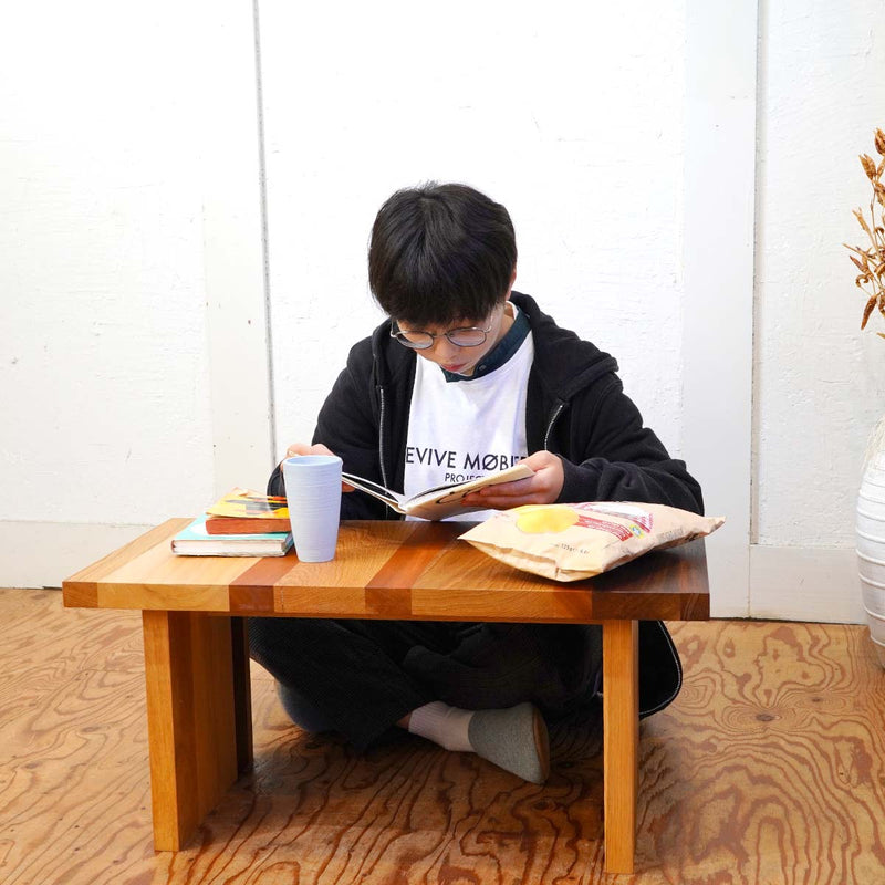 無垢材 サイドテーブル ベンチ 【1】 中古