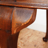 英国アンティーク ドローリーフテーブル 猫脚