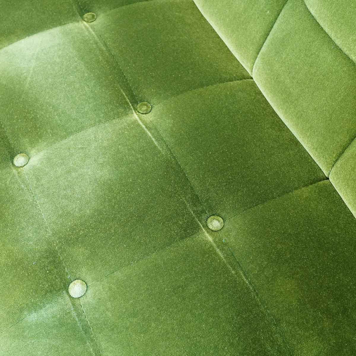 カリモク60 / karimoku60  Kチェア 2シーター モケットグリーン 二人掛けソファ 中古