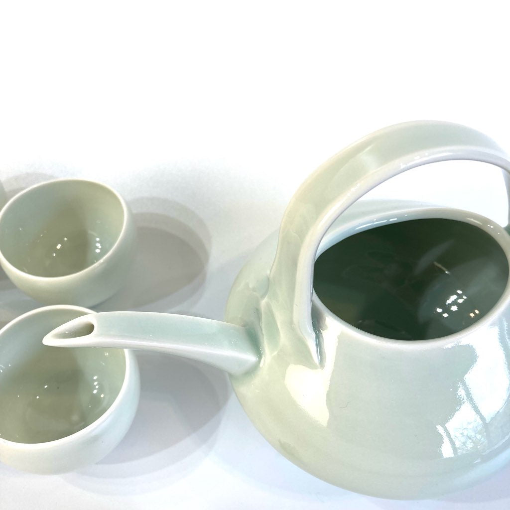 藤井憲之 ポット おちょこ 急須 6点セット 陶磁器 未使用