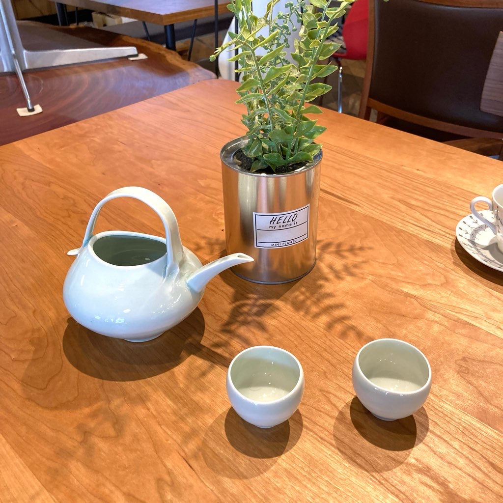 藤井憲之 ポット おちょこ 急須 6点セット 陶磁器 未使用