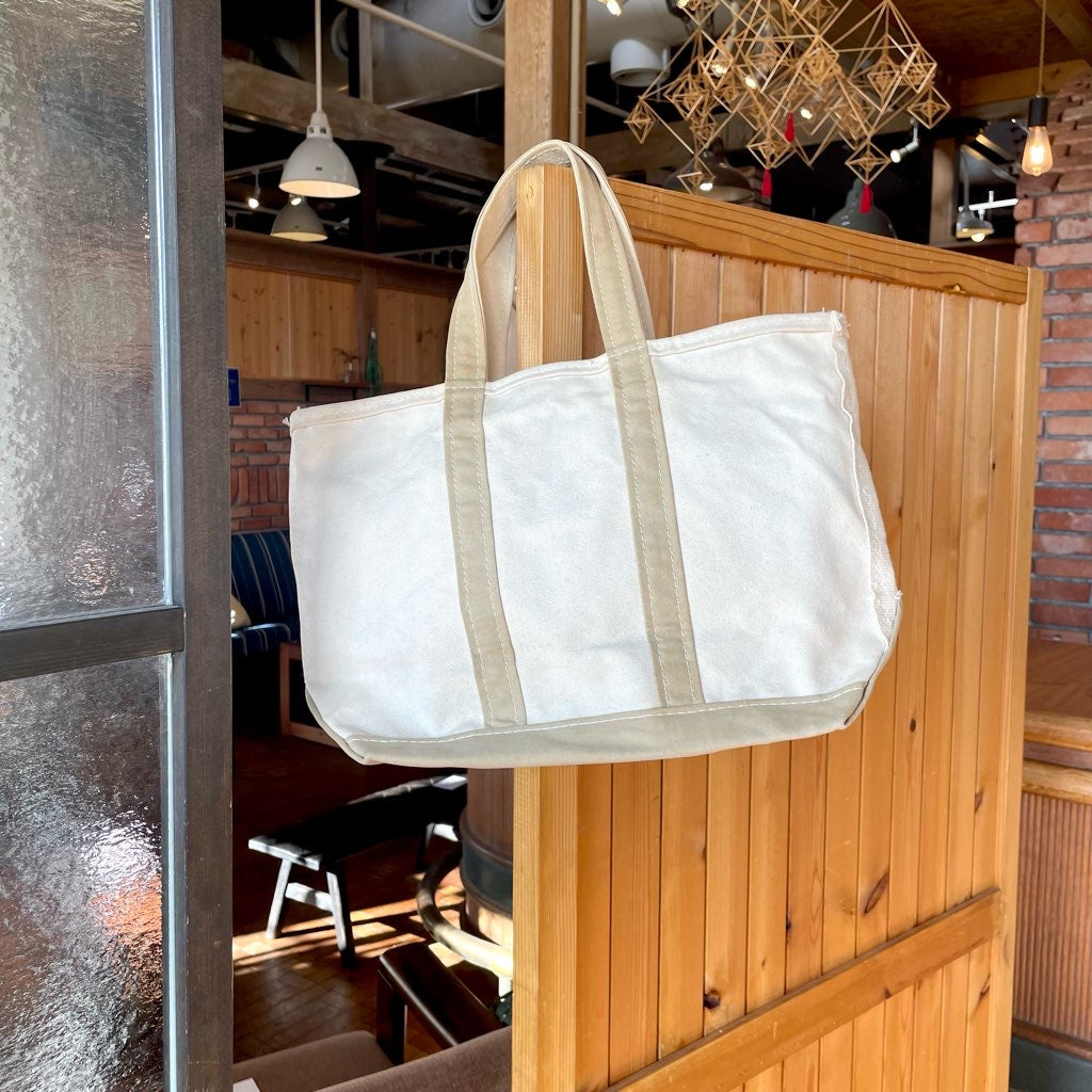 USA製 90s L.L.Bean キャンバス ボート アンド トートバッグ 耳
