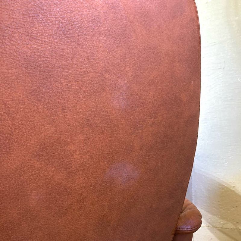 エコーネス / EKORNES ロイヤル ストレスレスチェア ＆ オットマン テーブル付き リクライニングチェア 本革 中古