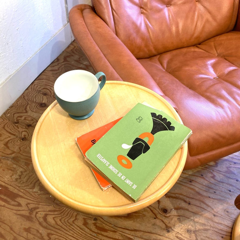 エコーネス / EKORNES ロイヤル ストレスレスチェア ＆ オットマン テーブル付き リクライニングチェア 本革 中古