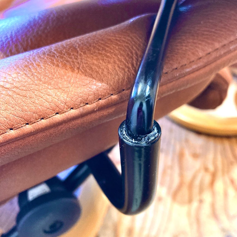 エコーネス / EKORNES ロイヤル ストレスレスチェア ＆ オットマン テーブル付き リクライニングチェア 本革 中古