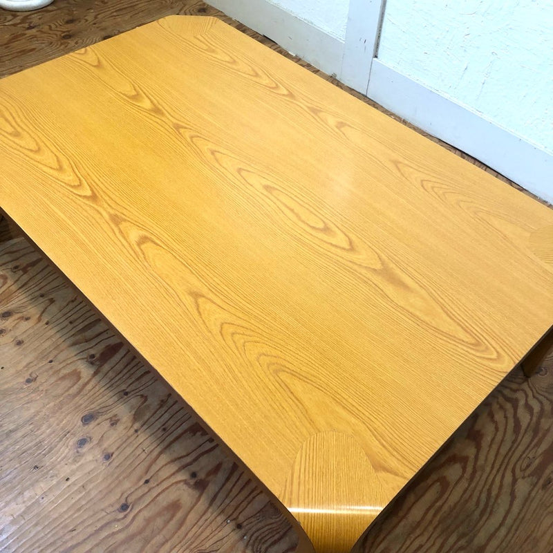 Tendo / 天童木工 座卓 ケヤキ ナチュラル 乾三郎  和テーブル 中古　