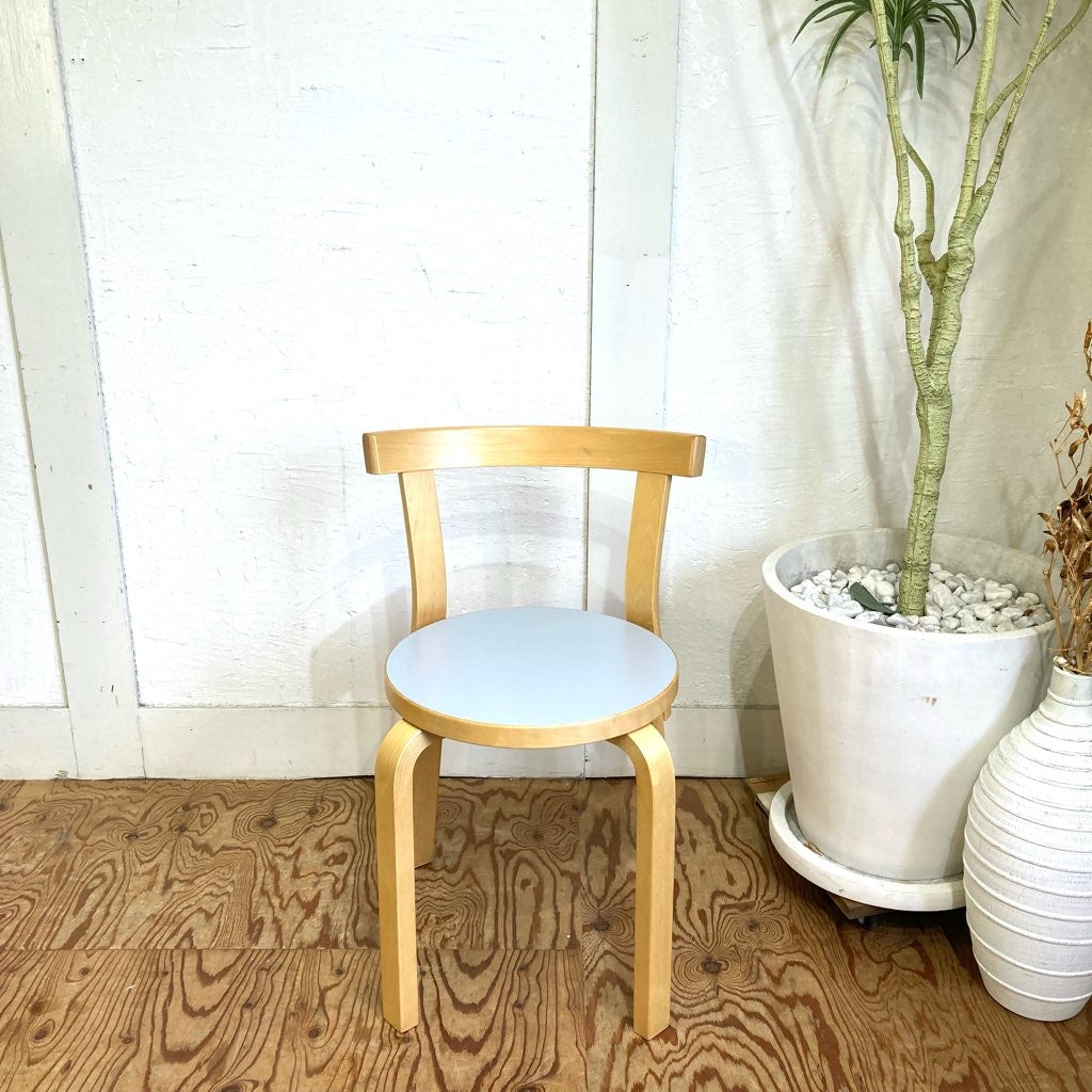 アルテック / artek 68チェア ラミネート バーチ材 アルヴァ・アアルト 中古