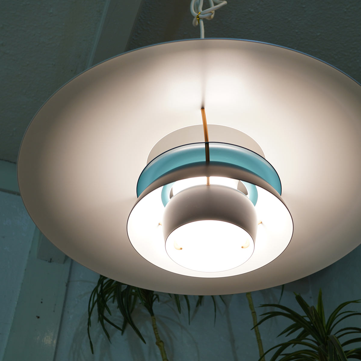 ルイスポールセン　PH5　コンテンポラリー　ペンダントライト　ターコイズ　グレー ルイスポールセンPH5コンテンポラリーペンダントライトターコイズグレー