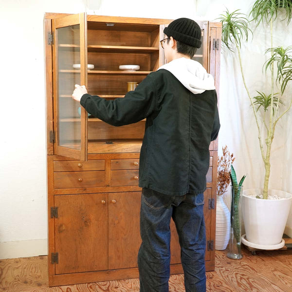 レトロ アンファン enfant 小型キャビネット パイン材 古家具 当時物